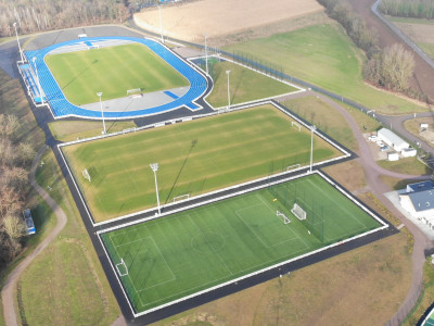 Vue aérienne complexe sportif Brumath